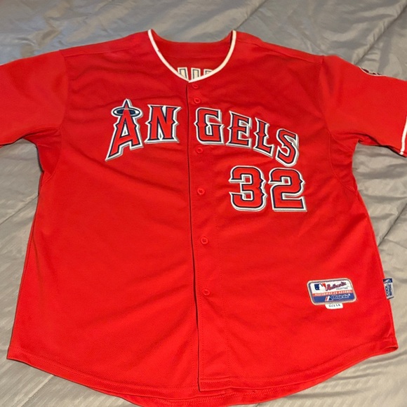 MAJESTIC Los Angeles Angels #32 Josh Hamilton Size 54 Baseball Jersey - Picture 1 of 9